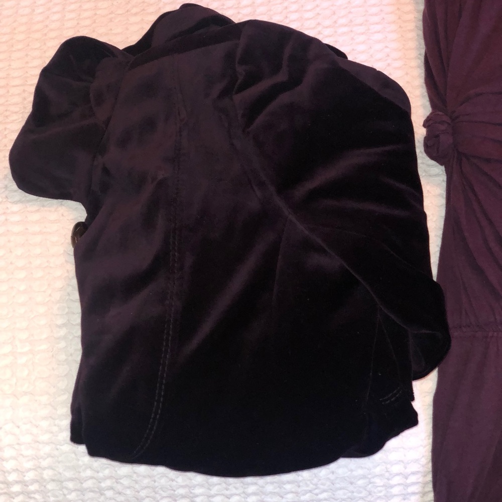 JCREW Velvet Blazer - 6 - Deep Purple - Picture 3 of 3